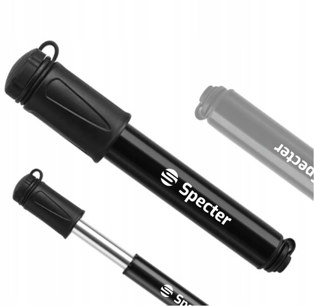 Pompka rowerowa hulajnoga uchwyt na ramę ręczna aluminium Mała 7bar SPECTER zdjęcie 3