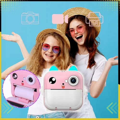 MINI DRUKARKA DRUKUŚ TERMICZNA APARAT NATYCHMIASTOWY DLA DZIECI i 11 ROLEK na Arena.pl