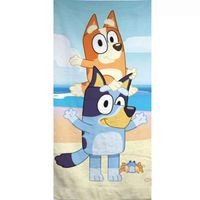 RĘCZNIK KĄPIELOWY PLAŻOWY 70X140 CM PLAŻOWY DLA DZIECI BLUEY NA BASEN