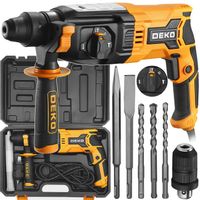 WIERTARKA UDAROWA MŁOTOWIERTARKA MOCNA WIERTARKA Z UDAREM SDS+ PLUS DEKO