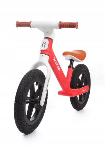 Rowerek biegowy Moderni-08 czerwony pompowane koła na Arena.pl