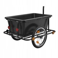 BAGAŻNIK ROWEROWY WÓZEK OGRODOWY TRANSPORTOWY 90L