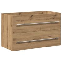 Szafka pod umywalkę, dąb artisan, 80x38,5x48 cm