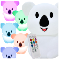 Lampka nocna zabawki dla dzieci przedszkola bezprzewodowa dotykowa koala