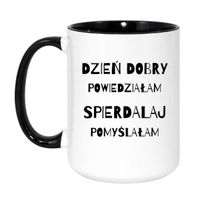 Duży Biało-Czarny 450 ml