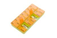 Kasetka pudełko organizer pojemnik na leki tabletki 7 dni 2 pory dnia