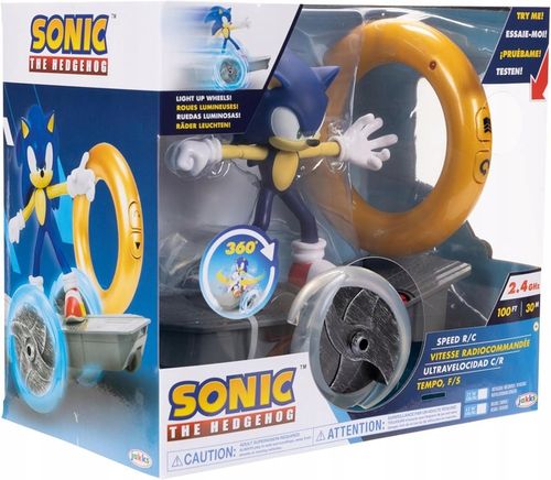JAKKS ZESTAW SONIC THE HEDGEHOG FIGURKA NA ZDALNIE STEROWANYM POJEŹDZIE na Arena.pl