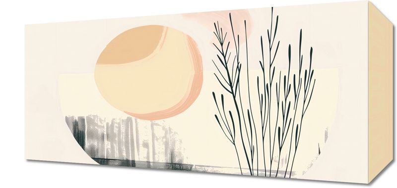Obraz 40x20cm Pastelowy Wschód zdjęcie 1