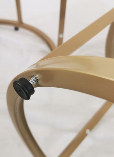 STOLIKI KAWOWE ZESTAW 2w1 ROZKŁADANE DO SALONU GLAMOUR MARMUR BIAŁY na Arena.pl