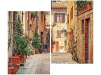 80X70CM STARA ALEJKA TOSKANII DUO OBRAZ