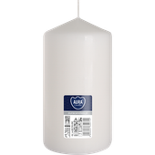 Świeca pieńkowa walec BISPOL Aura sw80/150-090 (biała) ~66h