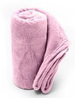 Koc Z Mikrofibry Pluszowy 160X200 - Różowy