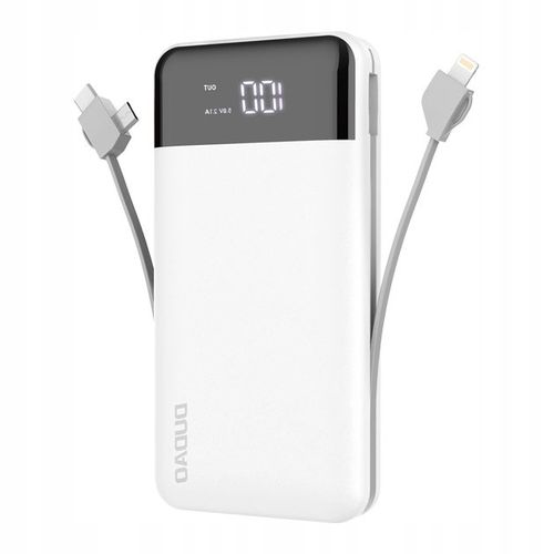 DUDAO POWERBANK 20000mAh DUŻA POJEMNOŚĆ + KABEL USB C LIGHTNING MICRO USB na Arena.pl