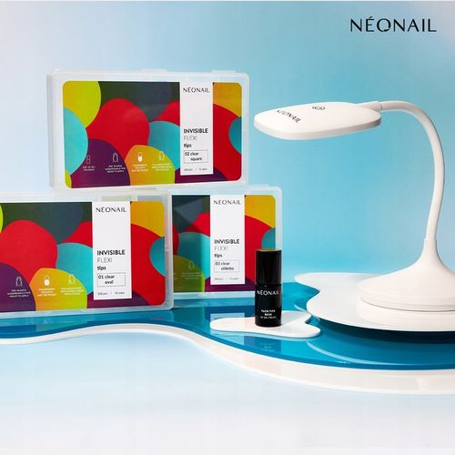 NEONAIL Tipsy elastyczne INVISIBLE FLEXI TIPS - 02 Clear Square 300 na Arena.pl