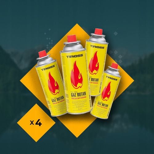 ZESTAW PALNIK MOSIĘŻNY+ŻELIWNY+4x GAZ TIROSS +10szt na Arena.pl