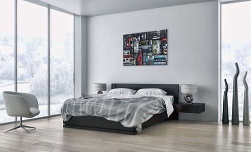 Obraz Na Płótnie - Technika Magnetofon - 100X70 Cm - Aa100X70-3875 na Arena.pl