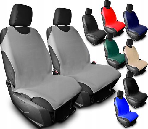 KOSZULKI POKROWCE SAMOCHODOWE TYŁ PRZÓD CZERWONE na Arena.pl