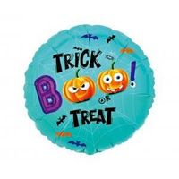 balon foliowy "boo! cukierek albo psikus" (18")