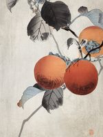 Plakat 75x100cm Nuthatcher, Koson Japoński Vintage do Salonu