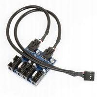 Hub Rozdzielacz Splitter USB 2.0 9 PIN na 4x 9 PIN