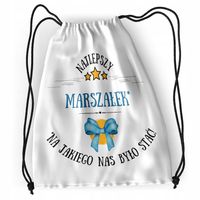 Plecak Dla Marszałka Sportowy Szkolny Worek Z Nadrukiem Ze Zdjęciem