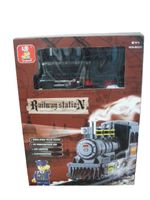 lokomotywa z torami na baterie sluban 17 elem.  519545