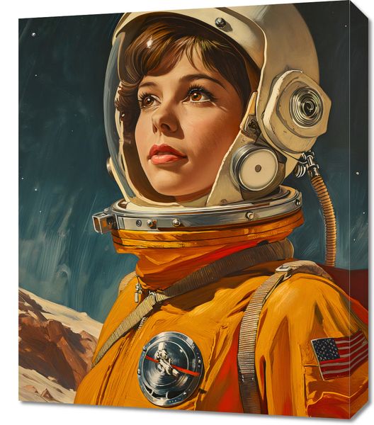 Obraz 50x60cm Pionierka Kosmosu zdjęcie 1