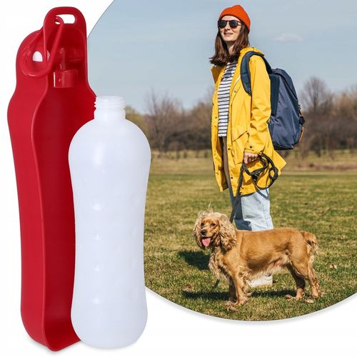 BUTELKA TURYSTYCZNA na WODĘ PSA 0,7 l BIDON Poidło Miska Podróżna PRZENO FF na Arena.pl