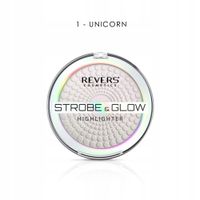 revers strobe & glow 01 - prasowany rozświetlacz do twarzy 8 g