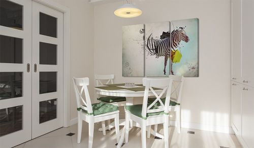 Obraz - zebra - abstrakcja Rozmiar - 60x40 na Arena.pl
