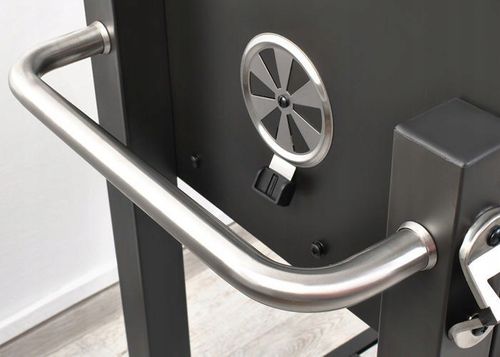 DE KRAFT GRILL WĘGLOWY ANGULAR RUSZT ŻELIWNY + POKROWIEC na Arena.pl