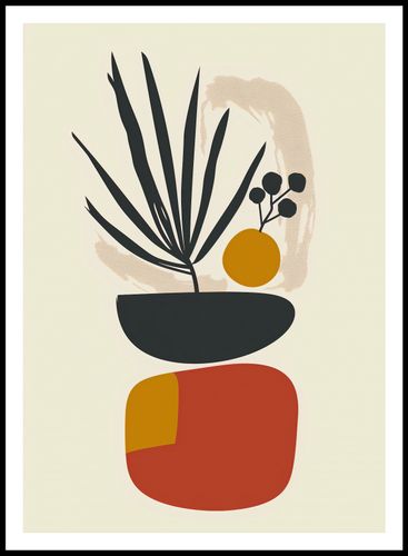 Plakat 64x90cm Botaniczny Wgląd na Arena.pl