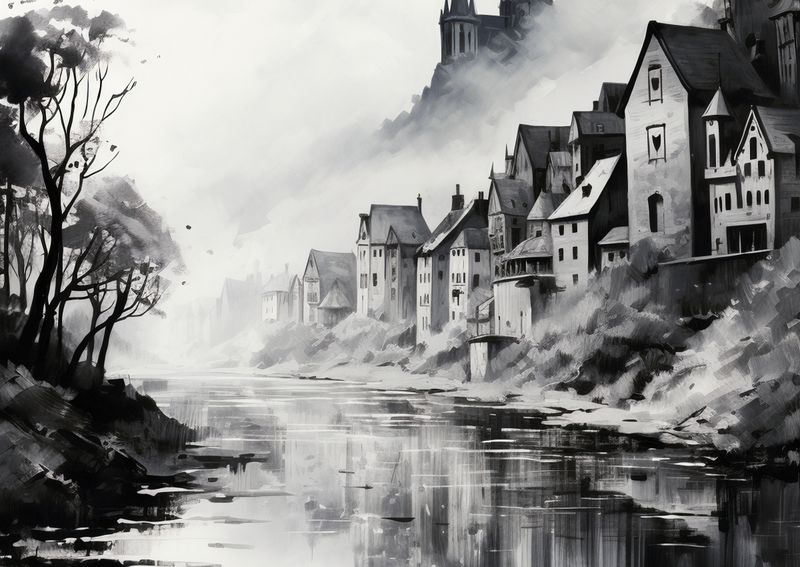 Plakat 84x59,5cm Mglisty Refleks zdjęcie 1