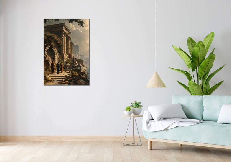 Obraz 60x90cm Świątynia Mądrości zdjęcie 2