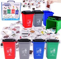 GRA ZRĘCZNOŚCIOWA NAUKA SEGREGACJA ŚMIECI KARTY