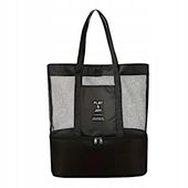 Duża Torba plażowa termiczna lekka z izolowaną komorą