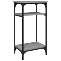 Stolik boczny, szary dąb sonoma, 40x30x75 cm