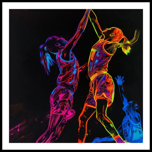 Plakat 60x60cm Mecz W Kosza na Arena.pl