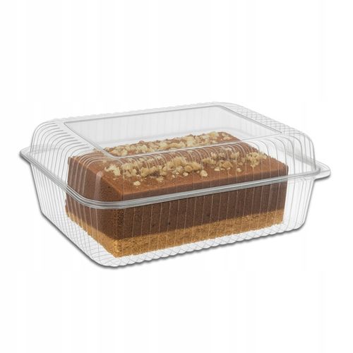 Pojemnik na Ciasto Opakowanie Cukiernicze Plastikowy Przezroczysty Na Tort na Arena.pl