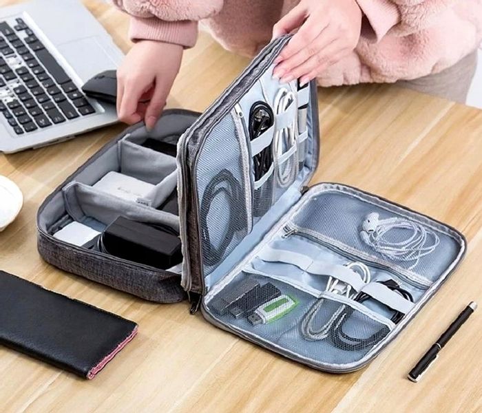 Organizer Torba Podróżna Na Kable Ładowarki Etui zdjęcie 9
