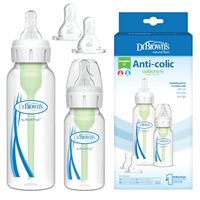 DR BROWN'S Zestaw startowy butelki do karmienia niemowląt options+