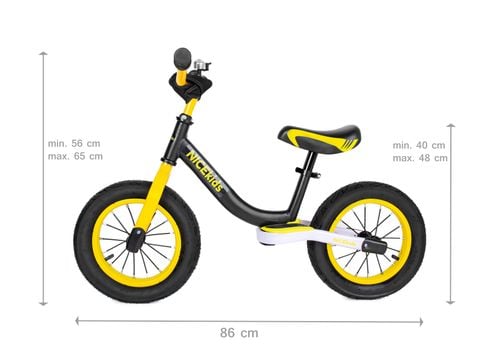 rowerek biegowy yellow black bw-1199 na Arena.pl