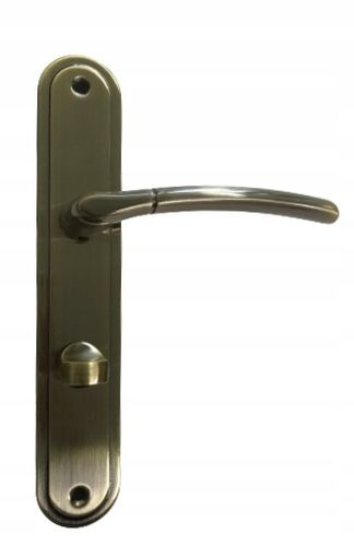 Klamka i szyldy do drzwi łazienkowych PRESTO 72WC na Arena.pl