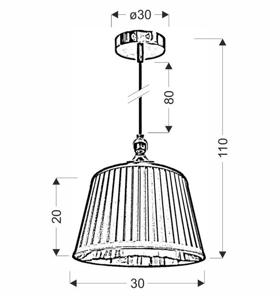 Amore zwis 1x60W E27 stożek czarny zdjęcie 4