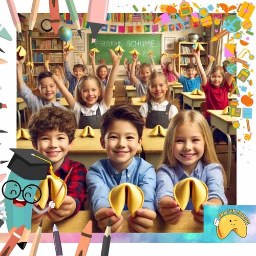 Ciasteczka z wróżbą szkolne dla uczniów dzieci pozytywny komplement 50 na Arena.pl