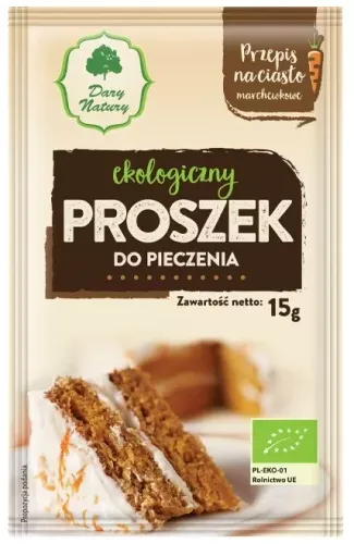 Proszek DO Pieczenia BIO 15 g - Dary Natury na Arena.pl