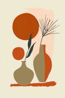 Plakat 20x30cm Wazy w Czerwieni