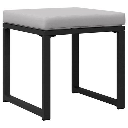 Zestaw Sof na Ogród 4 pcs Czarny 61 x 72.5 x 71 cm Stal na Arena.pl