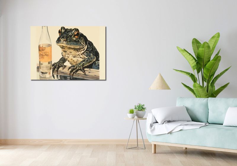 Obraz 100x70cm Refleksje Błotniaka zdjęcie 2