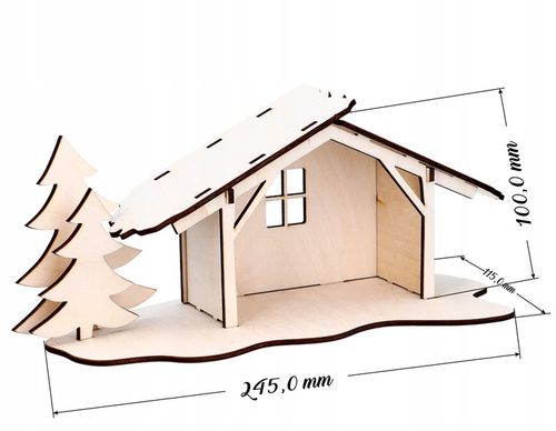 Szopka BOŻONARODZENIOWA 3D STAJENKA na Arena.pl